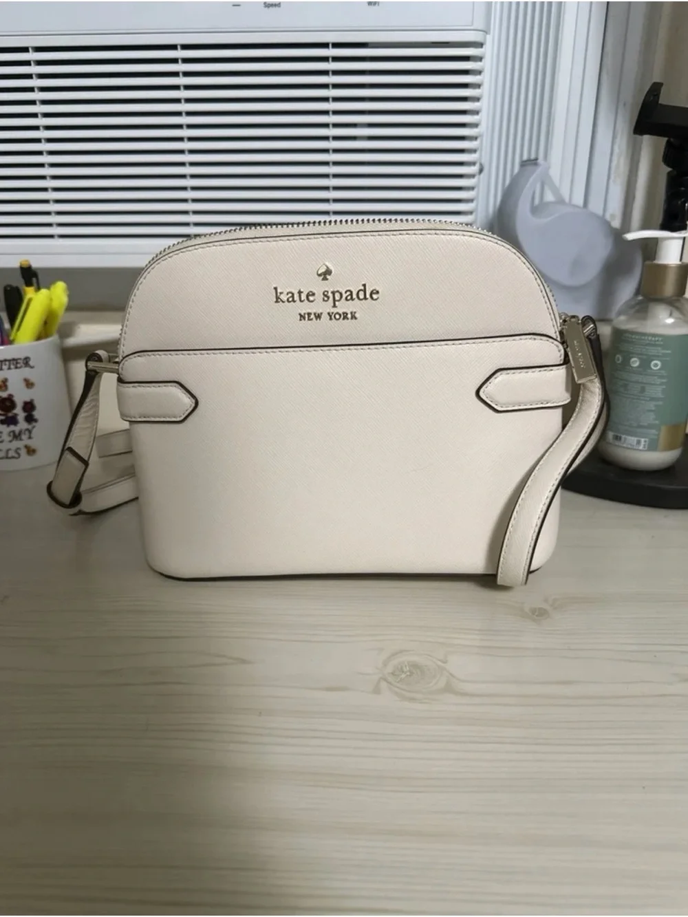 kate spade Cream Dome Crossbody Bag